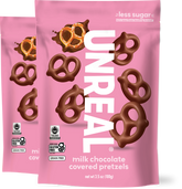 Milk chocolate covered pretzels - 2 bags