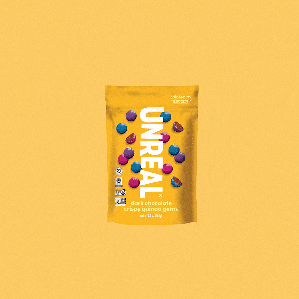 Dark chocolate crispy quinoa gems - value bag
