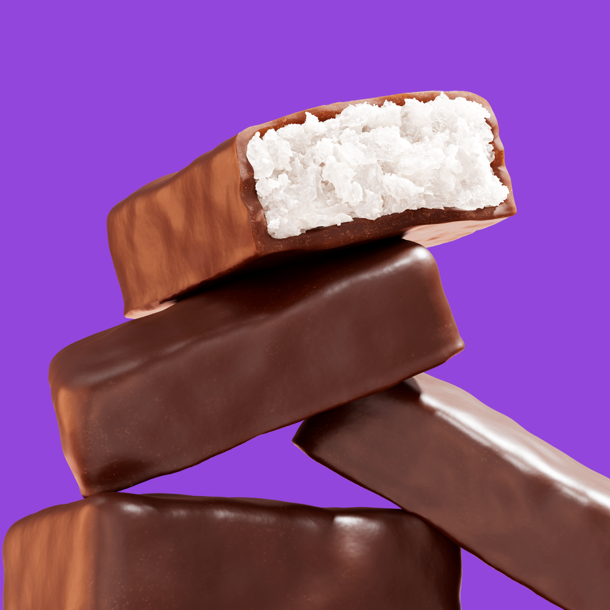 Halloween Dark Chocolate Coconut Bars
