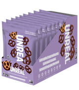 Dark chocolate covered pretzels - grab & go box
