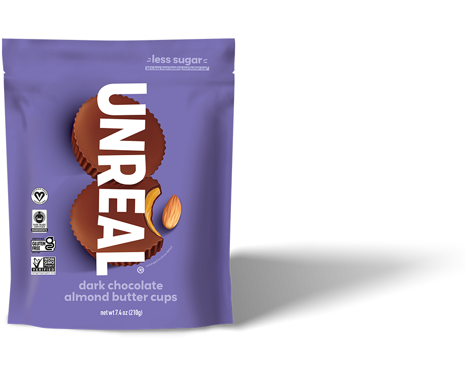 UNREAL® almond butter cups value bags