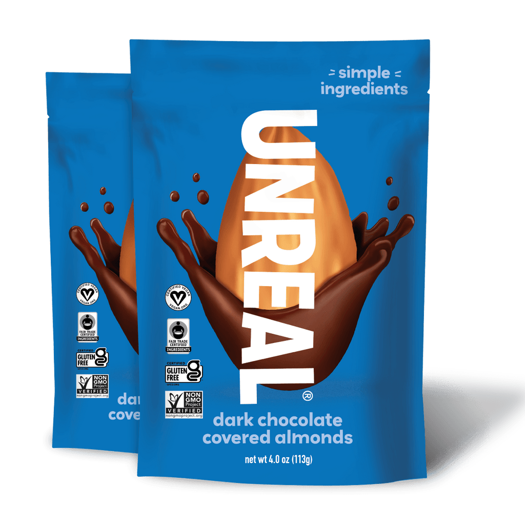 Dark chocolate covered almonds - 2 standard bags