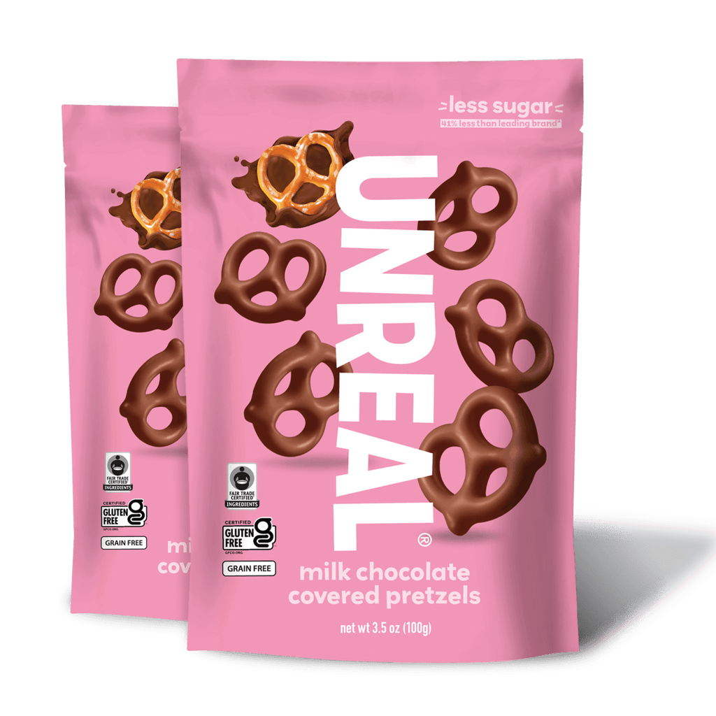 Milk chocolate covered pretzels - 2 bags