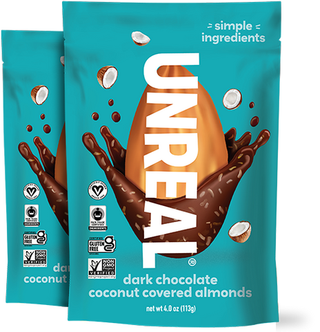 coconut covered almonds - 2 standard bags