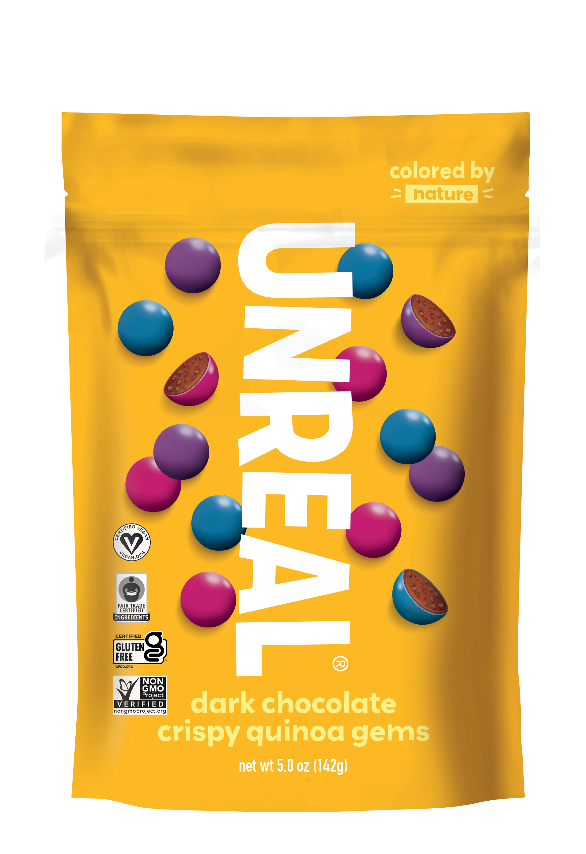 Dark chocolate crispy quinoa gems - everyday 5 oz