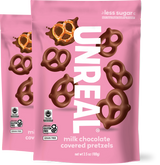 Milk chocolate covered pretzels - 2 bags