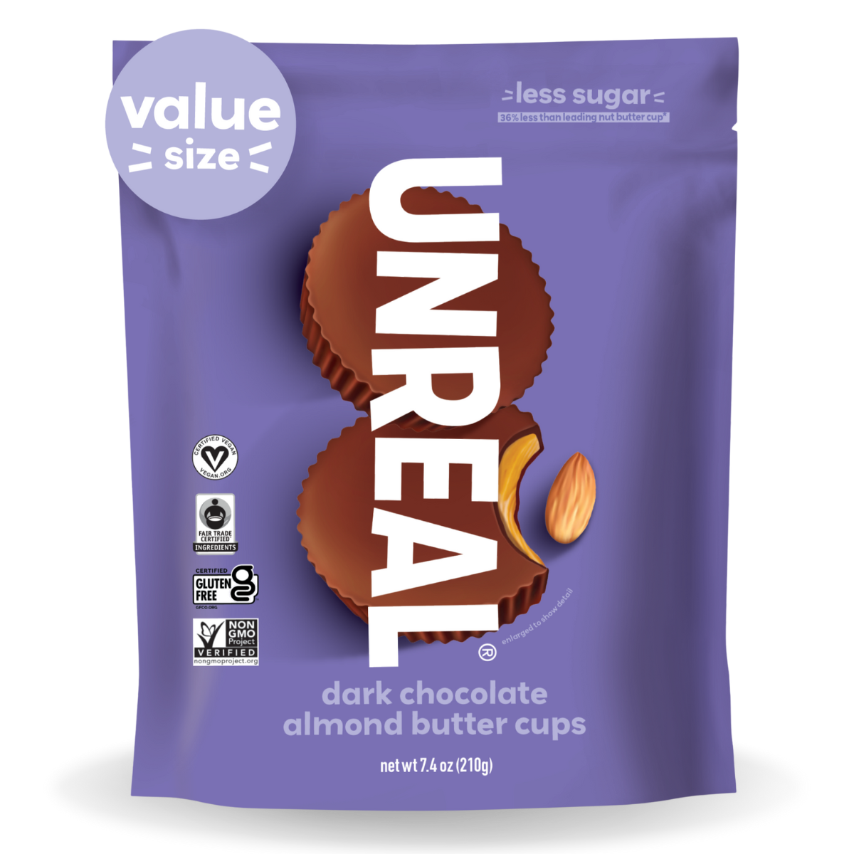almond butter cups - value bag