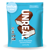 Dark chocolate coconut bars - value bag