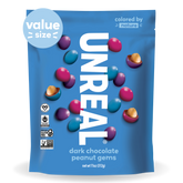 Dark chocolate peanut gems - value bag