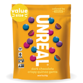 Dark chocolate crispy quinoa gems - value bag