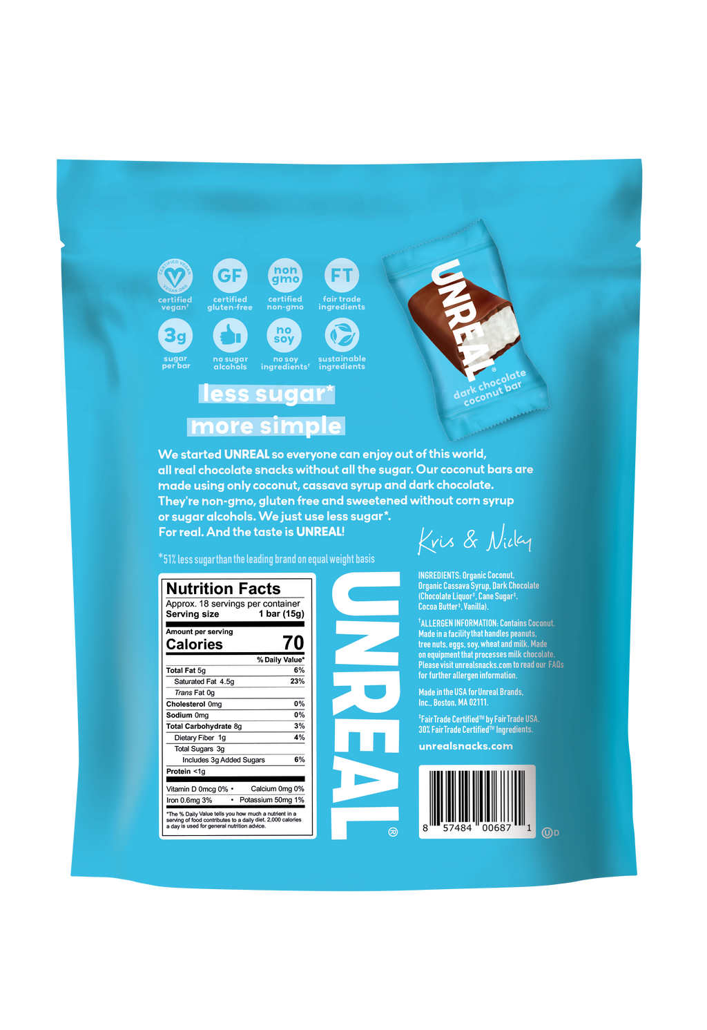coconut bars - value bag