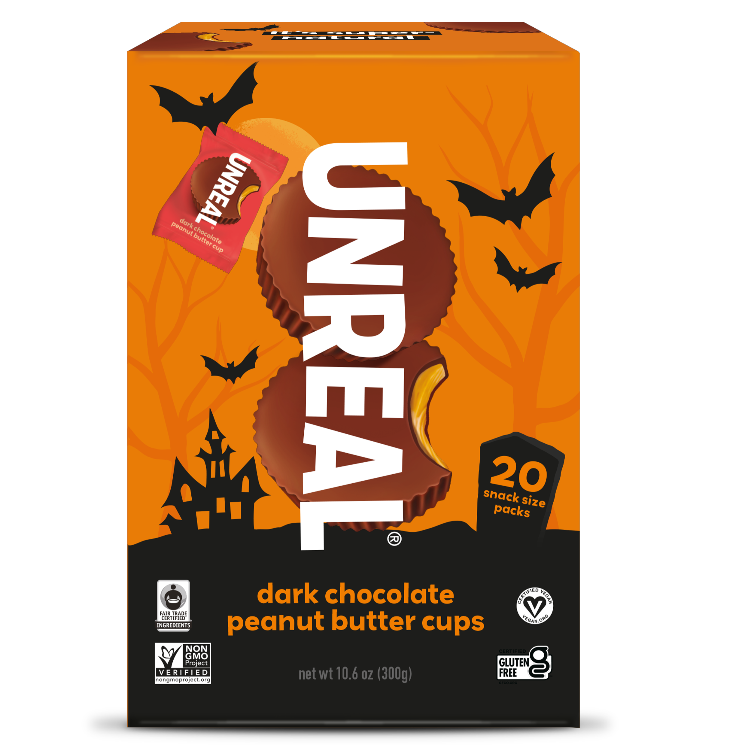 UNREAL®  peanut butter cups - value bags